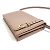 Borsa a spalla in pelle verniciata beige Gucci - vista 5