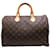 Louis Vuitton Speedy 35 Handtasche Braun Lackleder  ref.1468321