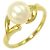 Bague en perles Mikimoto en or jaune
