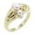 Anello in perle Mikimoto in oro giallo Bianco  ref.1468371