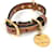 Céline Celine Triomphe Dog Collar Brown Leather  ref.1468403