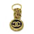 Chanel Coco CC Mark Charm Keyring Golden  ref.1468404