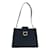 Céline Celine Kisslock Shoulder Bag Black Leather  ref.1468440