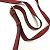 Céline Borsa a spalla in pelle rossa Celine Rosso - vista 9