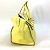 Céline Borsa in pelle gialla Celine Giallo - vista 3