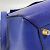 Céline Borsa a spalla in pelle blu Celine - vista 9