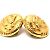 Vintage Gold Clip Ohrringe von Chanel Golden - Ansicht 11