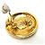 Vintage Gold Clip Ohrringe von Chanel Golden - Ansicht 8