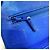 Borsa a spalla in pelle blu Chanel - vista 14