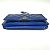 Borsa a spalla in pelle blu Chanel - vista 3