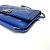 Borsa a spalla in pelle blu Chanel - vista 4