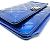 Borsa a spalla in pelle blu Chanel - vista 5