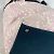 Borsa a spalla in cotone rosa Chanel - vista 8
