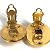 Vintage Gold Clip Ohrringe von Chanel Golden - Ansicht 5
