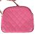 Borsa a catena trapuntata Chanel Rosa - vista 9