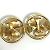 Timeless Chanel Vintage CC Mark Gold Clip Ohrringe Golden - Ansicht 5