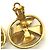 Timeless Chanel Vintage CC Mark Gold Clip Ohrringe Golden - Ansicht 6