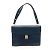 Borsa a spalla in pelle blu navy Christian Dior
