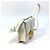 Borsa Crossbody Pochette Hardware CD Christian Dior Bianco - vista 4