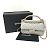 Borsa a spalla in pelle grigia Chanel Marrone - vista 15