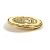 Spilla rotonda vintage Cambon di Chanel D'oro - vista 3