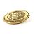 Spilla rotonda vintage Cambon di Chanel D'oro - vista 4