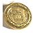 Spilla rotonda vintage Cambon di Chanel D'oro - vista 7
