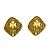 Orecchini a clip dorati Chanel 96A D'oro - vista 3