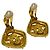 Orecchini a clip dorati Chanel 96A D'oro - vista 4