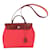 Hermès Sac à main Hermes Airbag Zip PM Rouge Tissu  ref.1469537