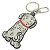 Portachiavi charm Monogram Louis Vuitton Nero Bianco Monogramma - vista 2