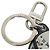 Portachiavi charm Monogram Louis Vuitton Nero Bianco Monogramma - vista 7