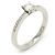 Anello di fidanzamento in platino e diamante Chopard - vista 2