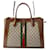 Sac tote Gucci Jackie 1961 GG Supreme Cuir Toile Marron Beige  ref.1469760