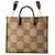 Gucci Jumbo GG Canvas Leather Tote Bag Brown Beige Cloth  ref.1469783