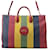 Sac fourre-tout en toile et cuir Gucci Baiadera Multicolore  ref.1469794