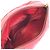 Borsa a Spalla Chanel CC Mark Rossa Rosso - vista 11
