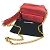 Borsa a Spalla Chanel CC Mark Rossa Rosso - vista 15