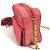 Borsa a Spalla Chanel CC Mark Rossa Rosso - vista 3