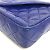 Borsa a spalla in pelle blu Chanel - vista 10