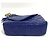 Borsa a spalla in pelle blu Chanel - vista 3