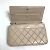 Cartera larga de cuero beige Chanel - vista 10