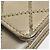 Cartera larga de cuero beige Chanel - vista 8