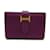 Hermès Porte-cartes Hermes Bearn en violet Anémone Cuir  ref.1469882