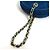 Borsa in pelle blu Chanel - vista 11