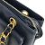 Borsa a spalla in pelle blu navy Chanel - vista 10