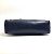 Borsa a spalla in pelle blu navy Chanel - vista 4