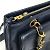 Borsa a spalla in pelle blu navy Chanel - vista 9
