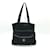 Bolsa tote pequena em grosgrain Matelassé Chanel Preto Lona  ref.1469952