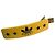 Accessorio per capelli Gucci 702940 Fermaglio Valletta Giallo